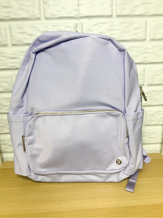 Lululemon NEW Purple Everyday Backpack Gold Metal Hardware